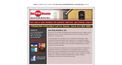 Desktop Screenshot of onestopbuildersinc.com